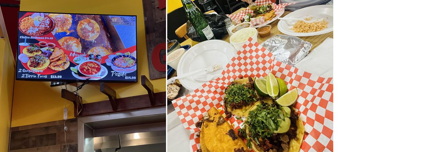 Tacos Los Gomez Menu