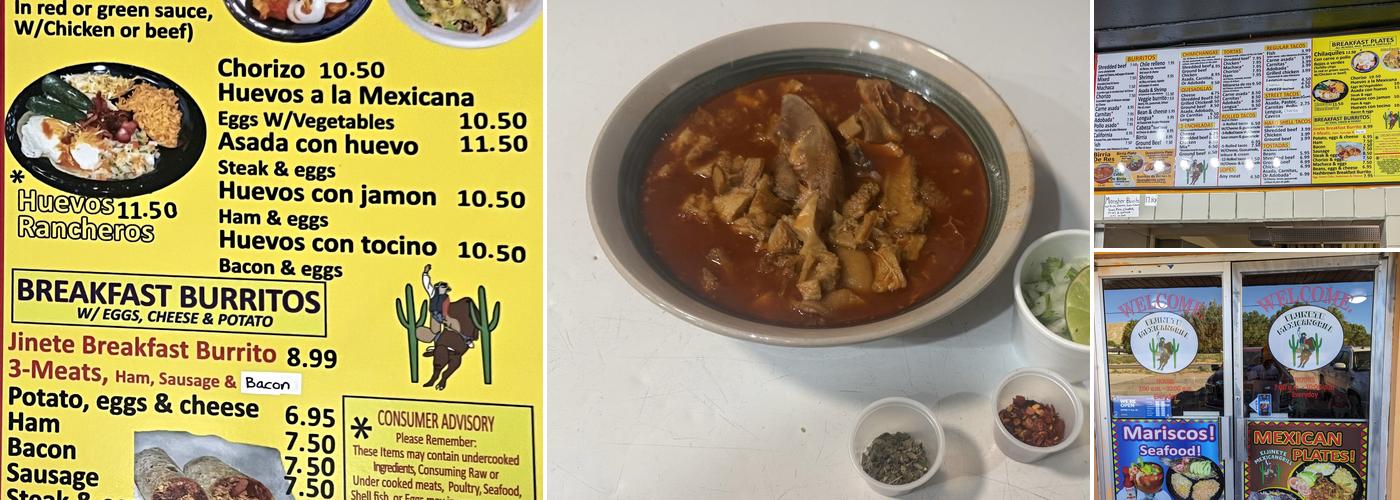 El Jinete #2 Menu