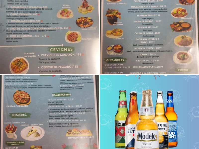 EL CANGREJO Menu