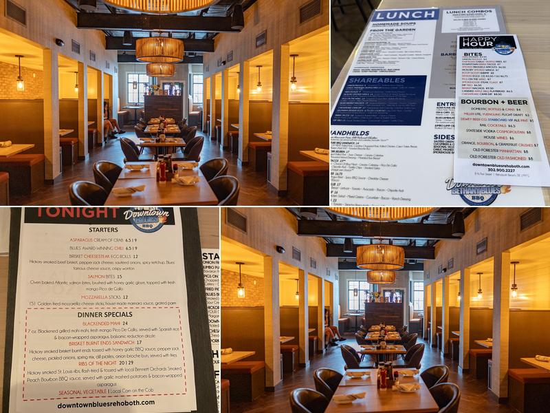 Downtown Bethany Blues Menu