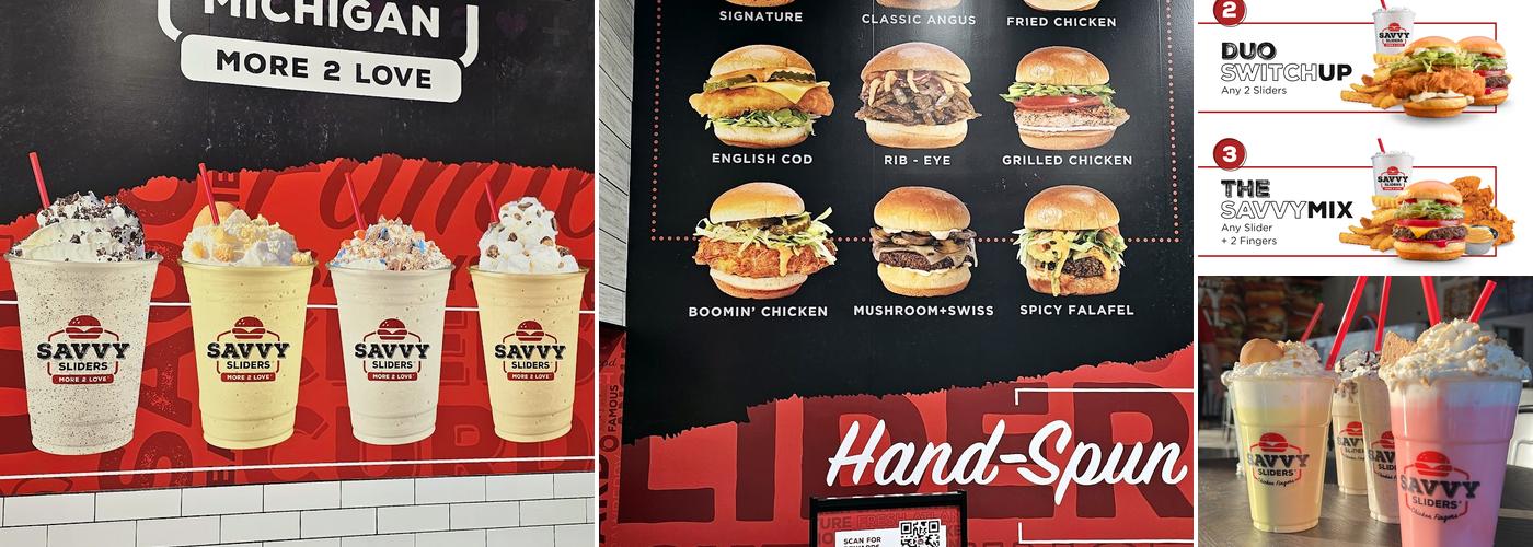 Savvy Sliders Menu
