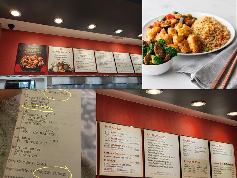 Panda Express Menu