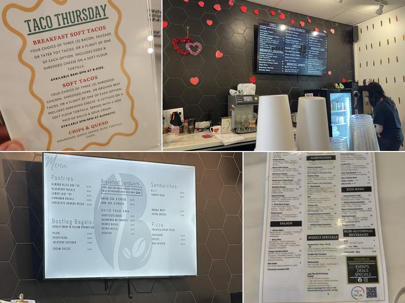 B-Side Coffee Bar Menu