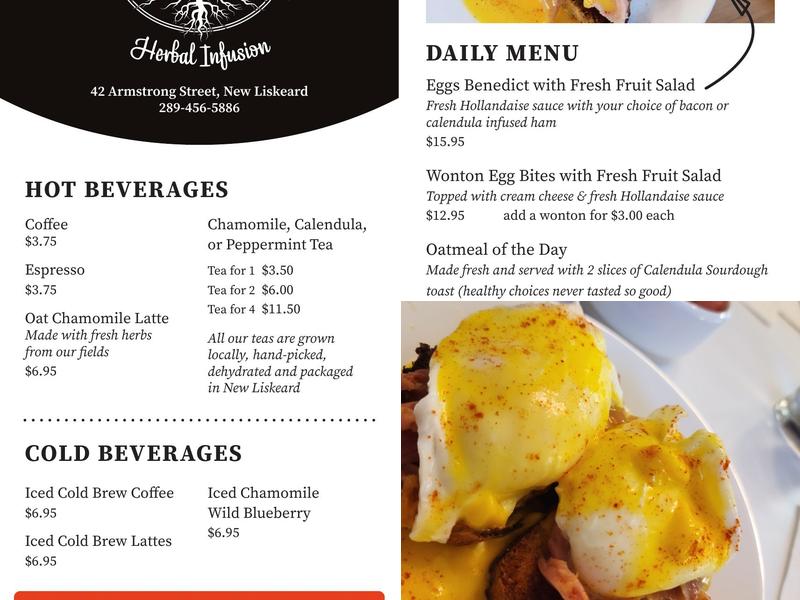 Northern Fields Menu
