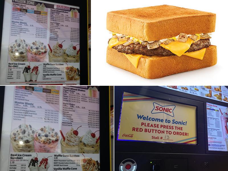 Sonic Drive-In Menu