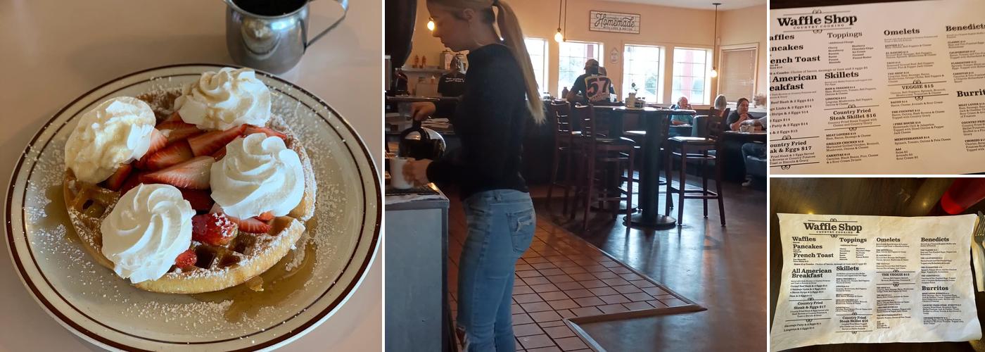 Waffle Shop Menu