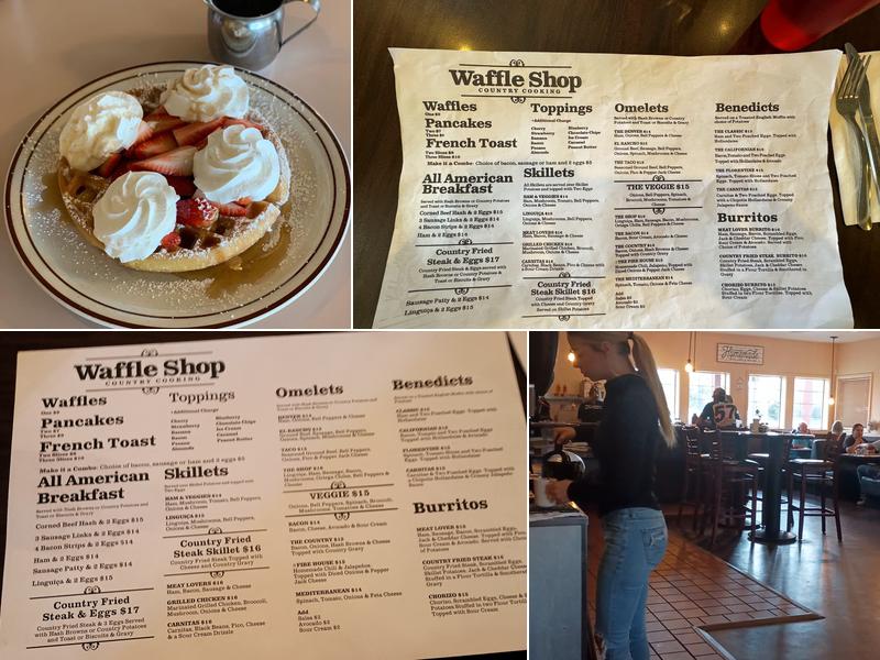 Waffle Shop Menu
