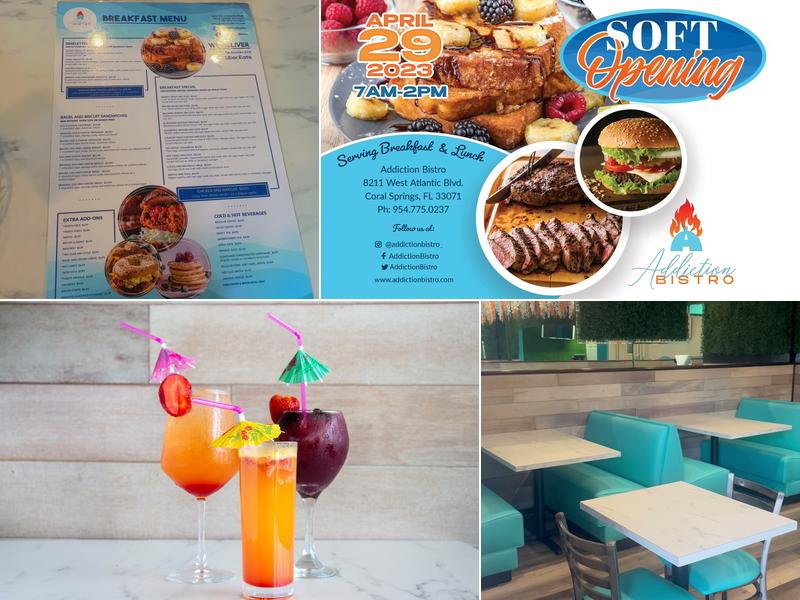 Addiction Bistro Menu