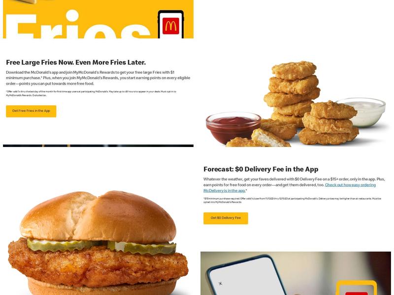 McDonald's Menu