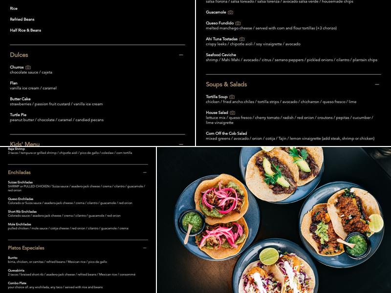 La Popular Austin Menu