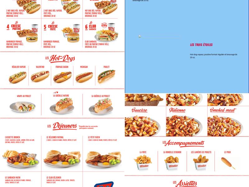 Valentine Rivière-Héva Menu