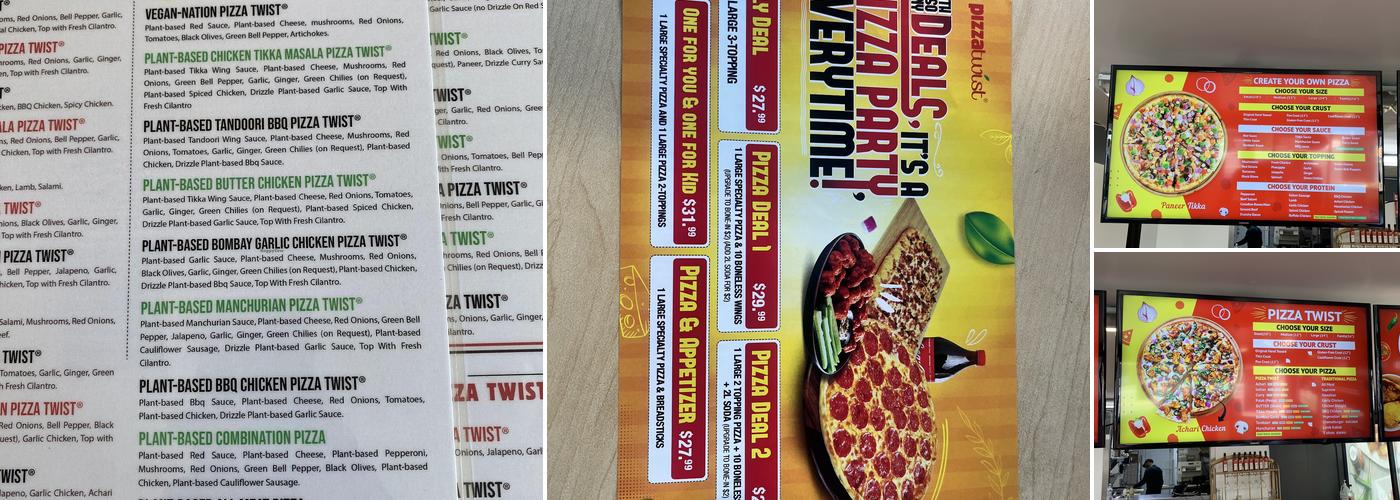 Pizza Twist Menu