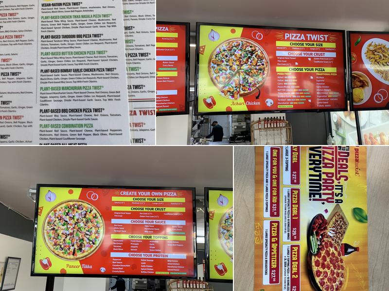 Pizza Twist Menu