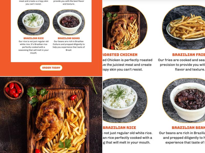 Chicken Boutique Menu