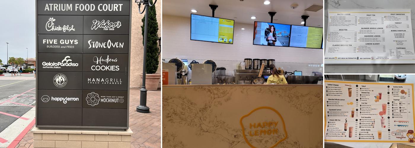 HAPPY LEMON Menu