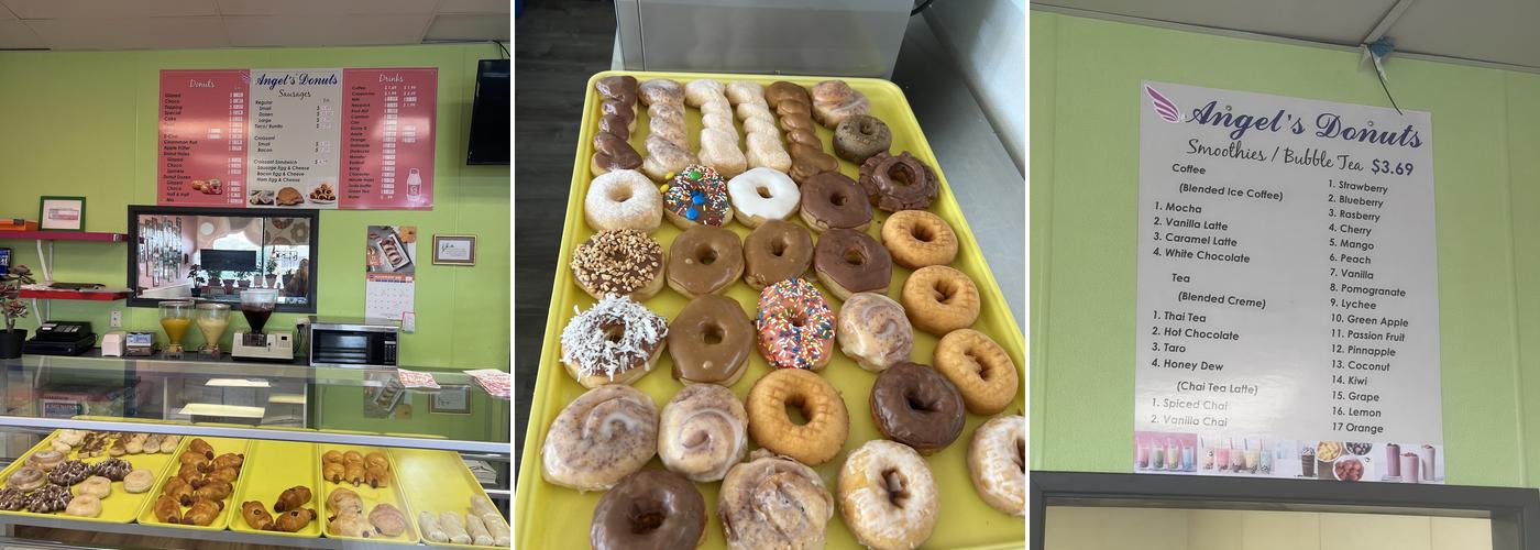 Angel's Donuts Menu