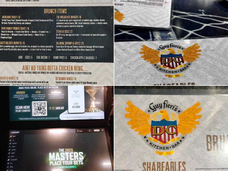 Guy Fieri's DC Kitchen + Bar Menu