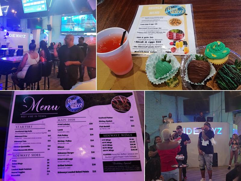 Sidewayz Sports Bar and Grill Menu