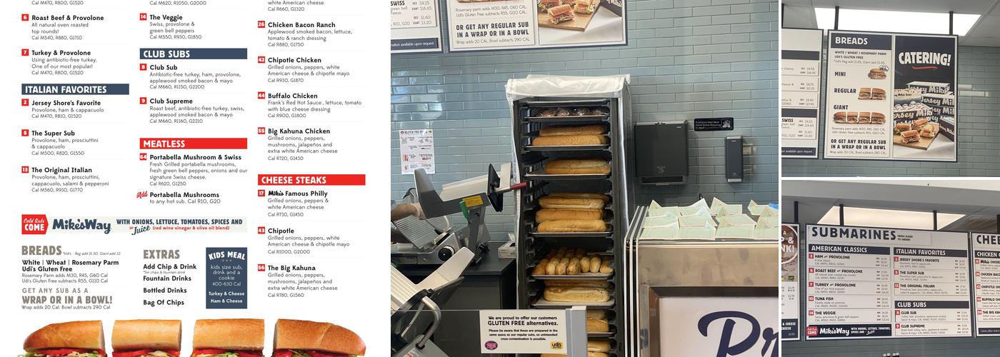 Jersey Mike's Subs Menu