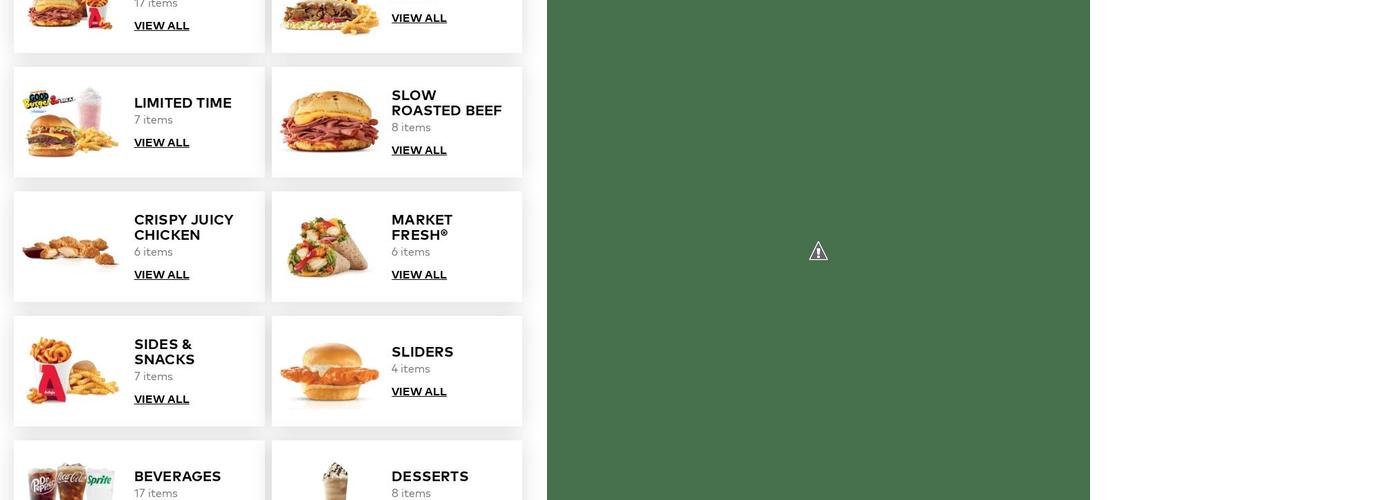 Arby's Menu