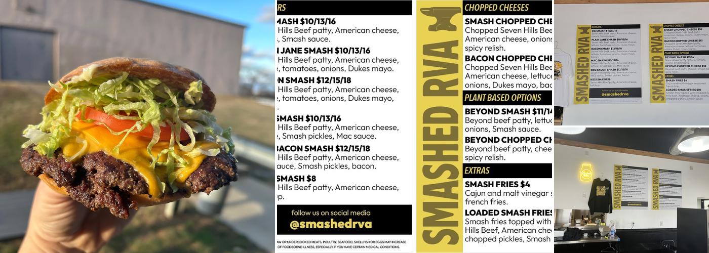 Smashed RVA Menu