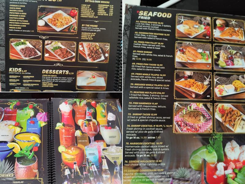 Mi Tequila Mexican Bar & Grill Menu
