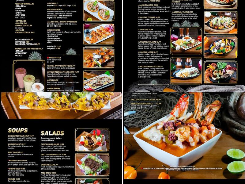 Mi Tequila Mexican Bar & Grill Menu