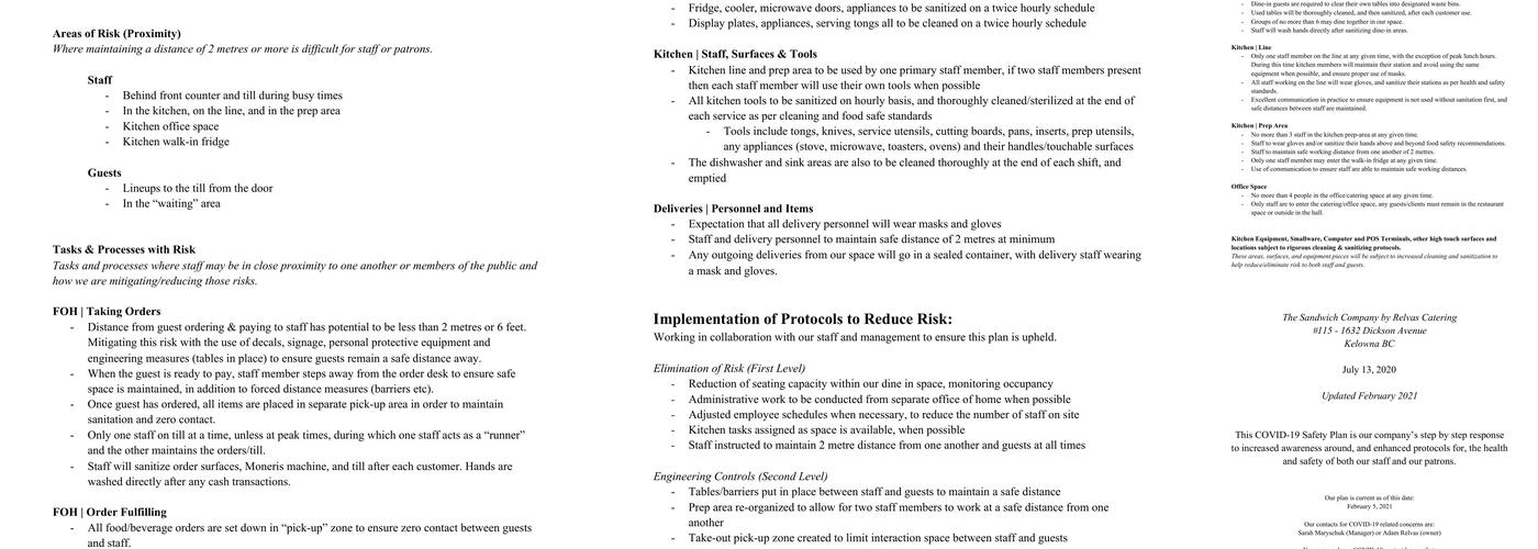 Relvas Catering Menu