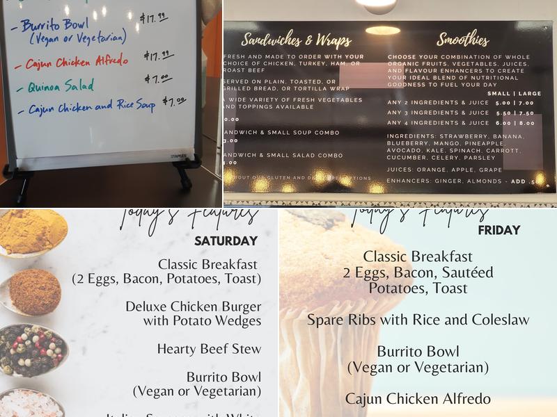 Halisi Café Menu