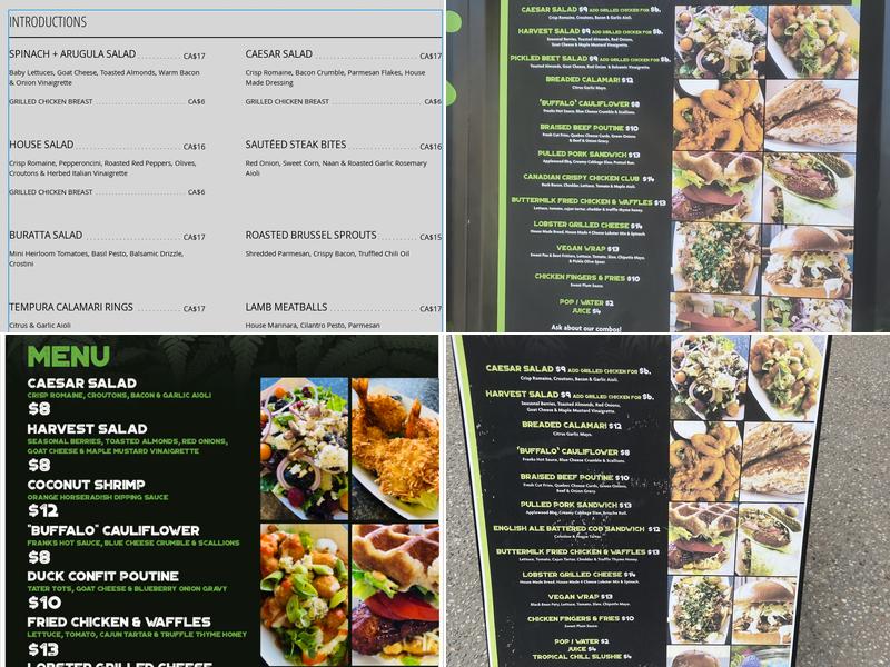 Karma Kameleon : Grill On The Go Menu