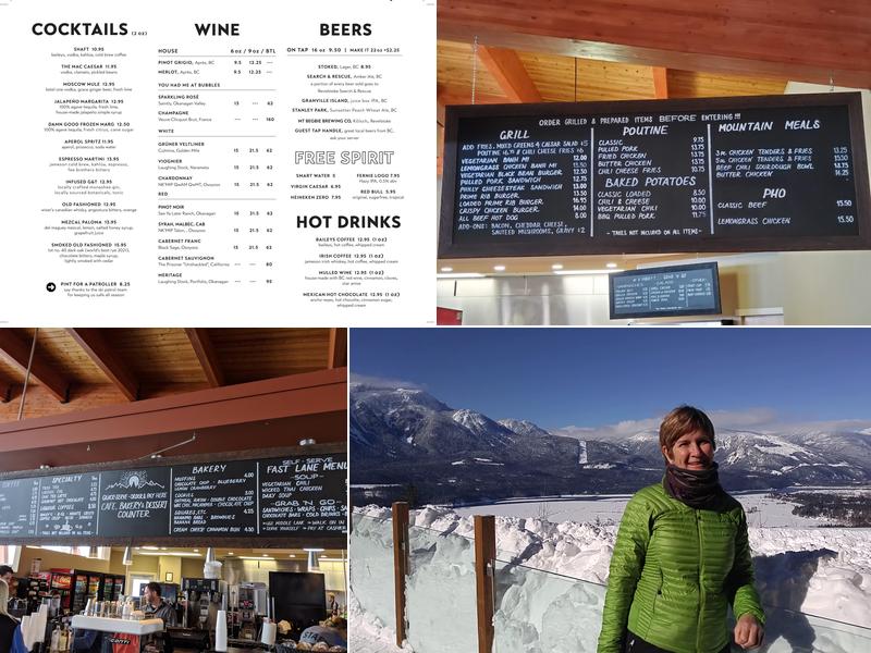 Revelation Lodge Menu