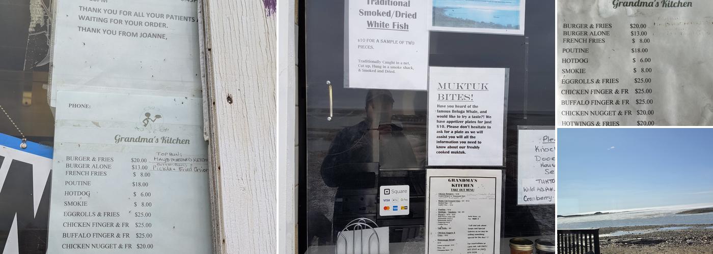 Grandma's Kitchen Menu