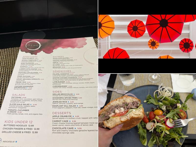 Oeno Menu