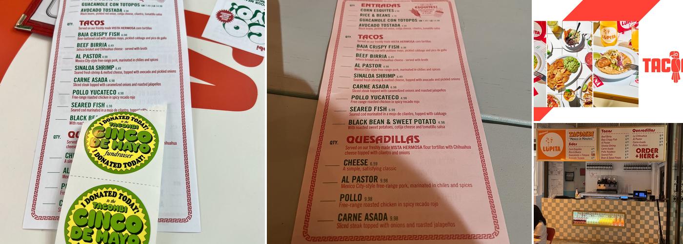 Tacombi Menu