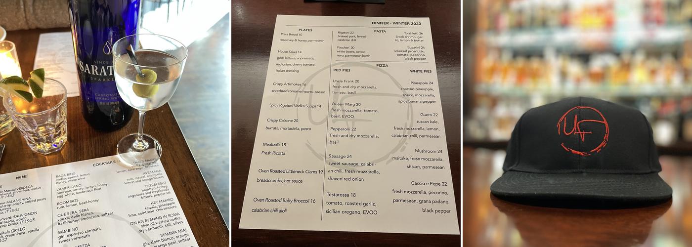 Uncle Frank's Menu