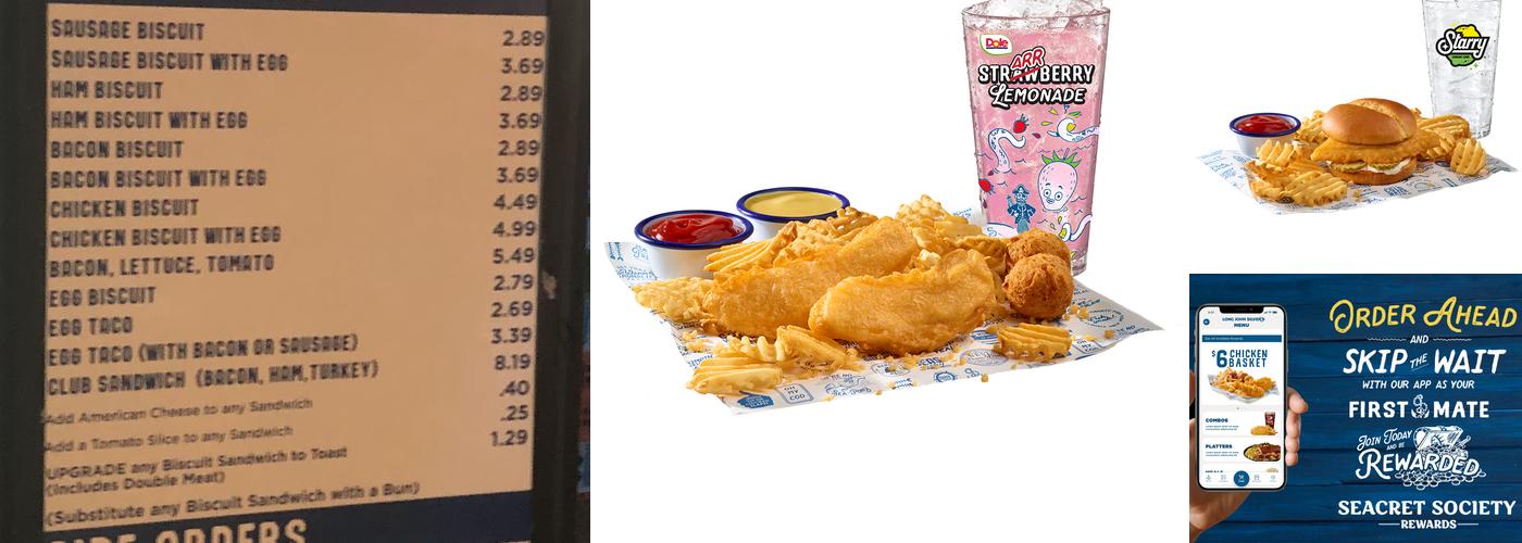Long John Silver's Menu