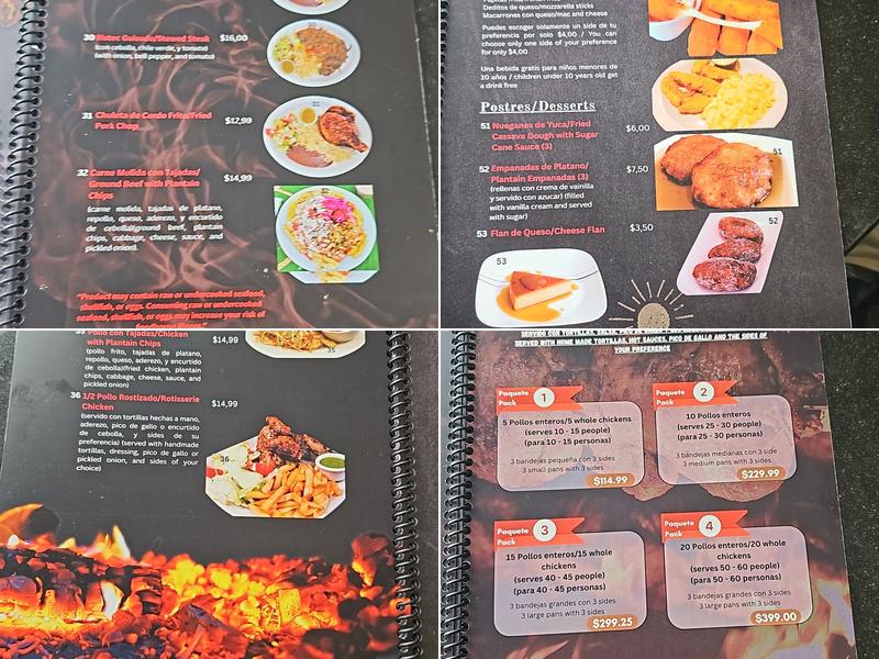 Copa Menu
