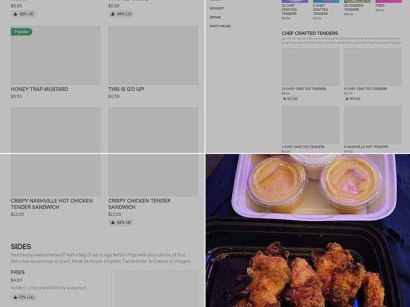 Twisted Tenders Menu