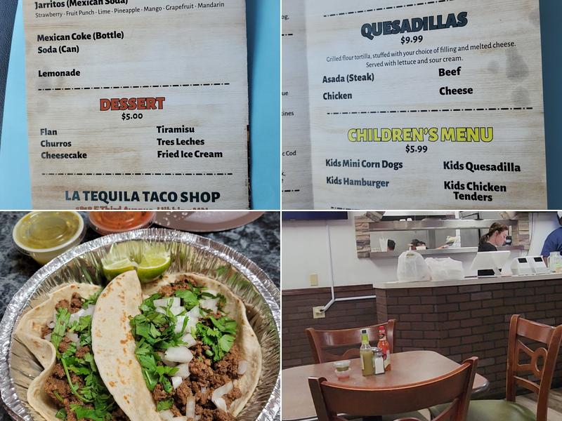 La Tequila Taco Shop Menu
