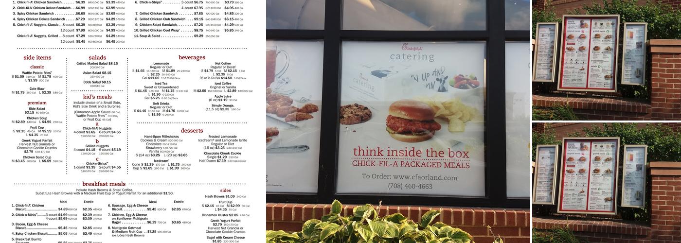 Chick-fil-A Menu