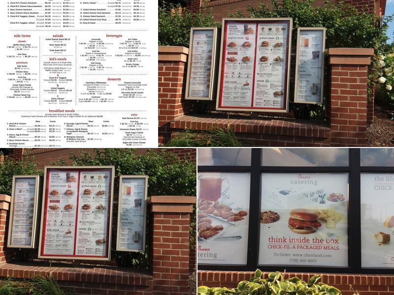 Chick-fil-A Menu