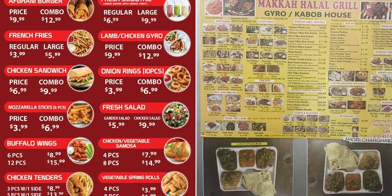 Makkah Halal Meat & Gyro Menu