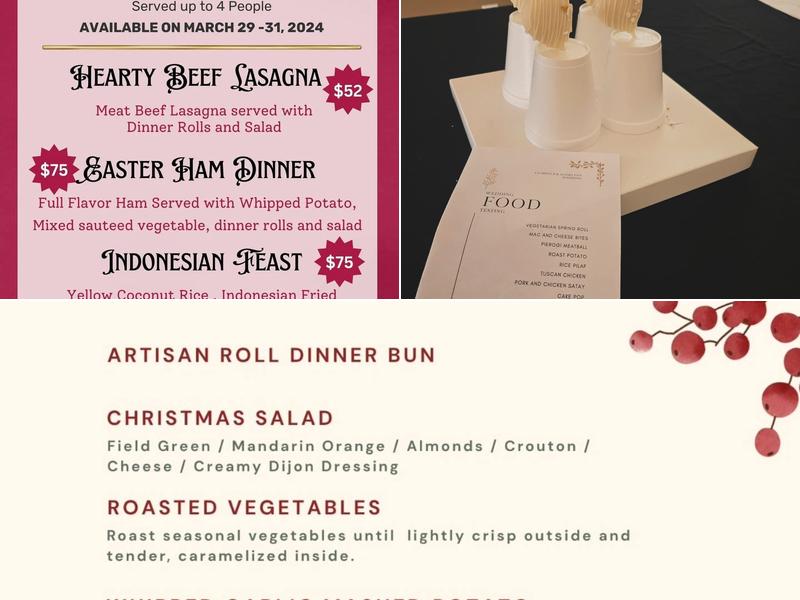 java chef catering Menu