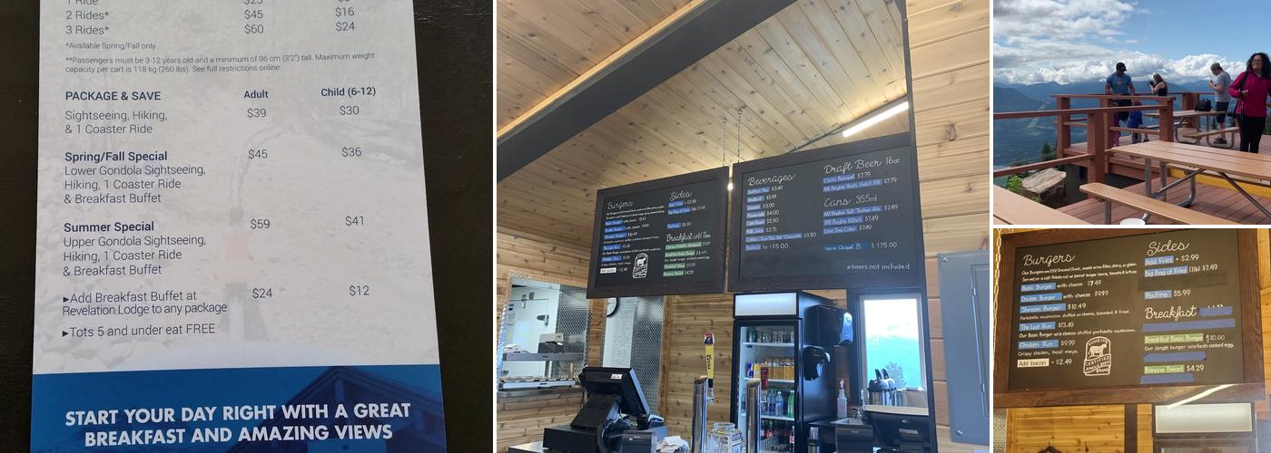 Mackenzie Outpost Menu