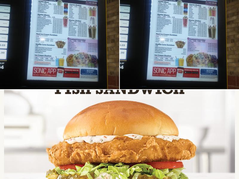 Sonic Drive-In Menu