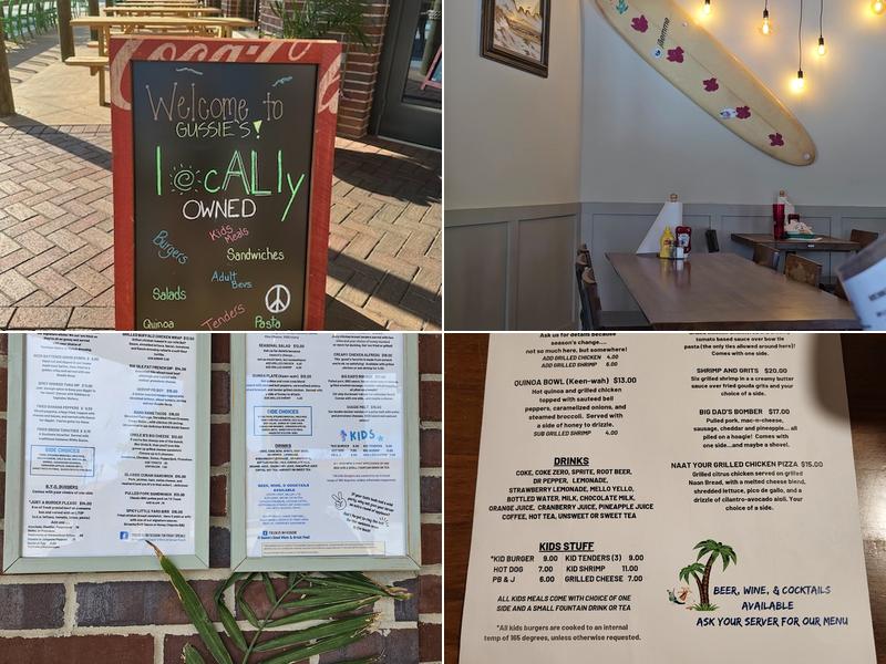 Gussie's Good Vibes & Great Food Menu