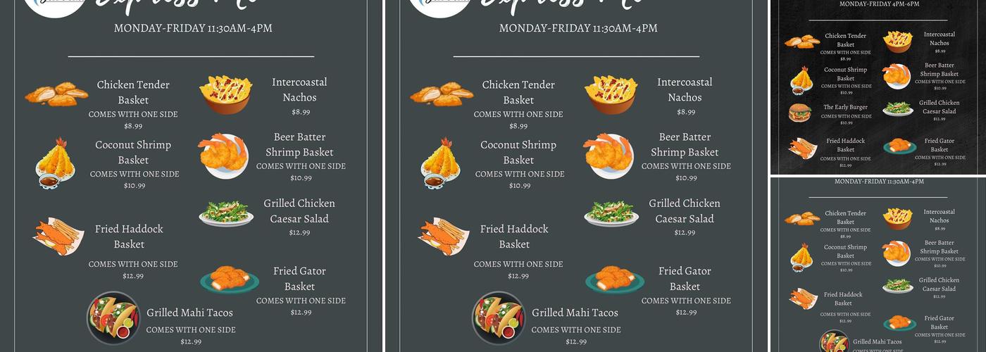 FESTIVAL SQUARE BAR & GRILL Menu