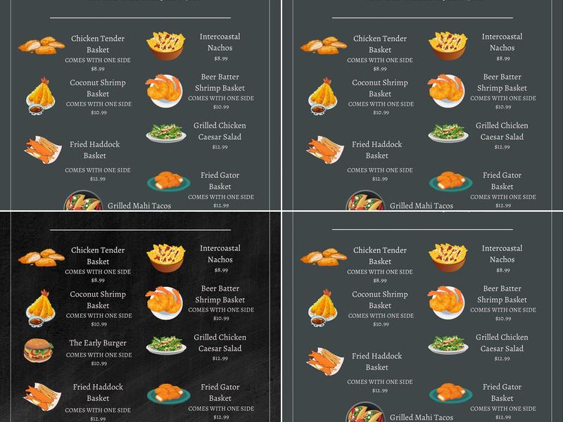 FESTIVAL SQUARE BAR & GRILL Menu