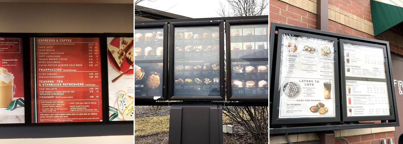 Starbucks Menu