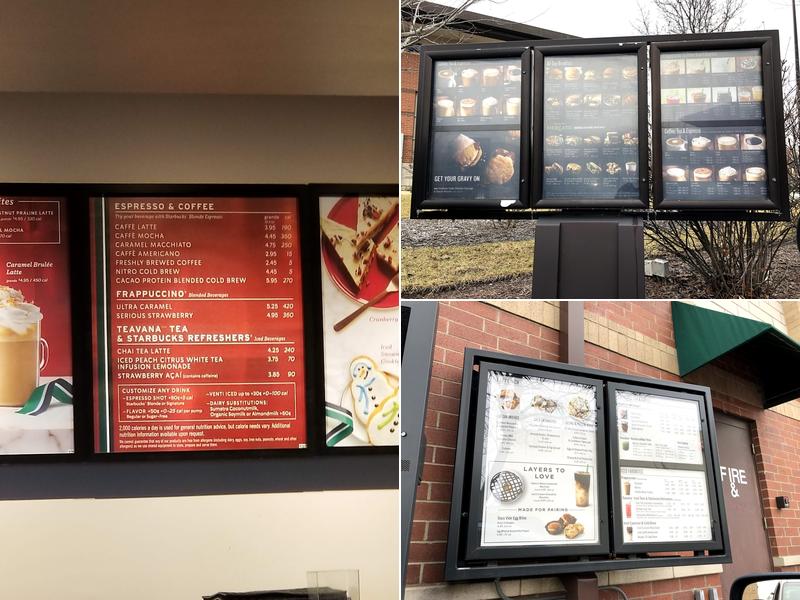 Starbucks Menu